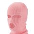 Balaclava in maglia con 3 aperture (rosa)