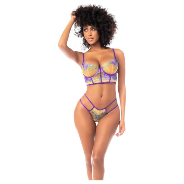 Mapalé - set reggiseno (giallo-viola)