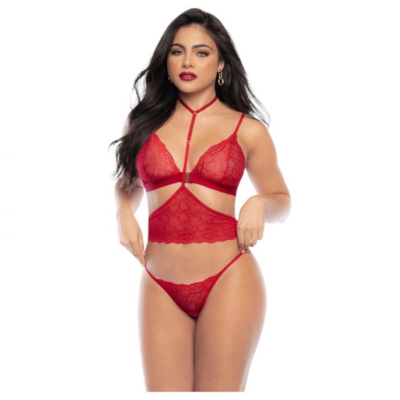 Mapalé - Set reggiseno 3 pezzi (rosso)