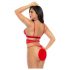 Mapalé - Set reggiseno 3 pezzi (rosso)