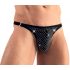 Svenjoyment - perizoma uomo nero con strass