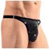 Svenjoyment - perizoma uomo nero con strass