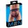 Svenjoyment - Slip jock aperto (nero-rosso) - XL