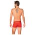 Obsessive - Boxer rosso con dettagli trasparenti - L/XL