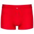 Obsessive - Boxer rosso con dettagli trasparenti - L/XL