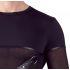 NEK - Maglia nera a maniche lunghe con spalline incrociate per uomo - M