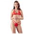 Cottelli - set reggiseno aperto in pizzo (rosso)