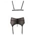 Cottelli Taglie Forti - Set lingerie in pizzo (nero) - XXXXL