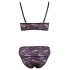 Cottelli - Completo reggiseno in pizzo floreale (viola)