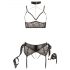 Cottelli Bondage - set lingerie in pizzo (5 pezzi)