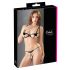 Cottelli - Set reggiseno ricamato scintillante (nero) - M