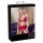 Abierta Fina - Set lingerie rosso con catene scintillanti