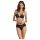 Set Bikini in Pizzo Eco Kerria - Nero