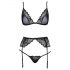 Kissable - completo intimo (nero)