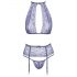 Baciabile - set di lingerie in pizzo (viola)