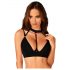 Obsessive Brasica - Reggiseno con collo halter (nero) - M/L