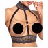 Abierta Fina - Set lingerie aperto con catene (nero) - L