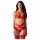 Obsessive Cupid Desir - Set di lingerie in pizzo rosso - L/XL