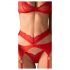 Obsessive Cupid Desir - Set di lingerie in pizzo rosso - L/XL