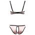 Cottelli - Set Reggiseno a Strisce Seducente - 80B/M