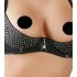 Abierta Fina - Set lingerie nero con dettagli scintillanti - 80C/M