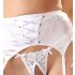 Cottelli - set bustino in pizzo con lacci (bianco) - 80B/M