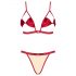 Obsessive Rubinesa - Set di lingerie piccante (rosso) - L/XL