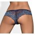 Obsessive Auroria - slip ricamato con fiocco (blu)