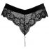 Cottelli Party - Slip in pizzo nero con catene