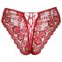 Cottelli - slip di pizzo aperto (rosso) - M