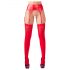 NO:XQSE - set reggicalze lucido (rosso)