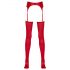 NO:XQSE - set reggicalze lucido (rosso)