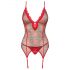 Obsessive Jollymore - Set lingerie natalizio seducente - M/L