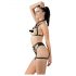 Cottelli - Set di lingerie con imbracatura decorativa - nero (S-L)