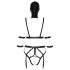 Bad Kitty - Set completo con harness e maschera (nero)