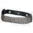 Bad Kitty - Collare nero con strass scintillanti