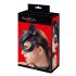 Bad Kitty - Maschera in ecopelle con strass - Nero (S-L)