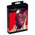 Bad Kitty - maschera lucida da succhiare - nero-rosso (S-L)