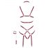 Bad Kitty - body harness rosso seducente - L/XL