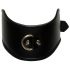 Bad Kitty - Collare effetto pelle con anello (nero)