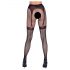 Cottelli Legwear - calze aperte effetto reggicalze - nero (S-L)