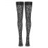 Cottelli Legwear - Calze autoreggenti leopardate (nere)