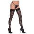 Cottelli Legwear - Calze autoreggenti leopardate (nere) - 3