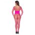 Cottelli - Bodystocking a rete rosa - Taglia S-L