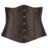 Cottelli Taglia Plus - corsetto in raso nero