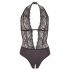 Cottelli - Body in pizzo con collo alto (nero)