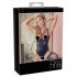 Body Con Strass e Apertura Sensuale (Nero)