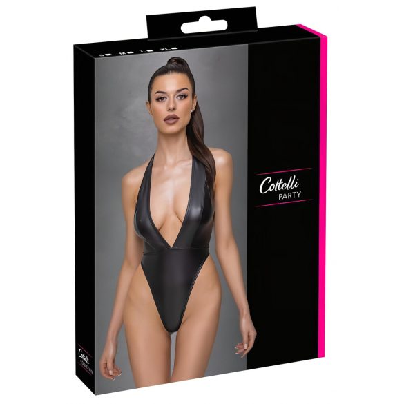 Cottelli Party - Body con Scollo Profondo (Nero) - M