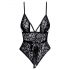 Baciabile - body in pizzo nero