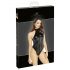 Noir - body lucido con collo alto (nero) - M